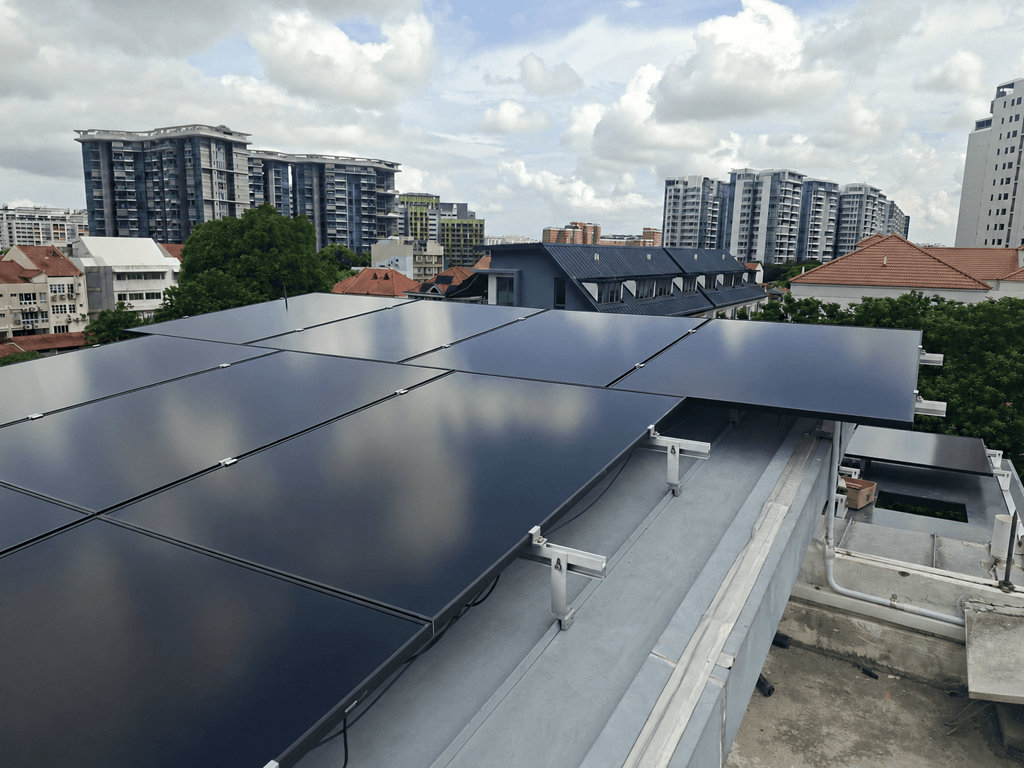 Lim Ah Pin Road solar installation